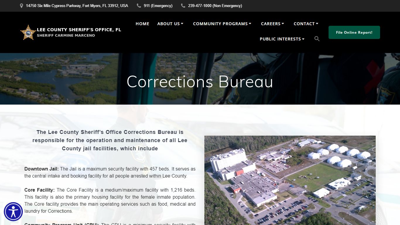 Corrections Bureau – Lee County Sheriff's Office